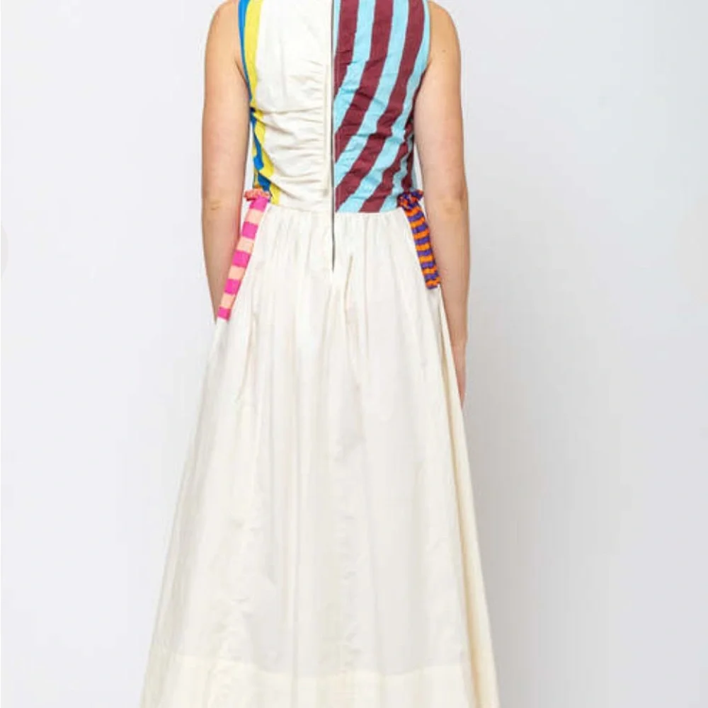 NWOT MII COLLECTIONS ILANA SLEEVELESS GATHERED DRESS SZ Small - Picture 2 of 5